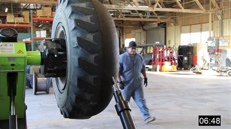 how to remove foam filled skid steer tires|foam tire removal service.